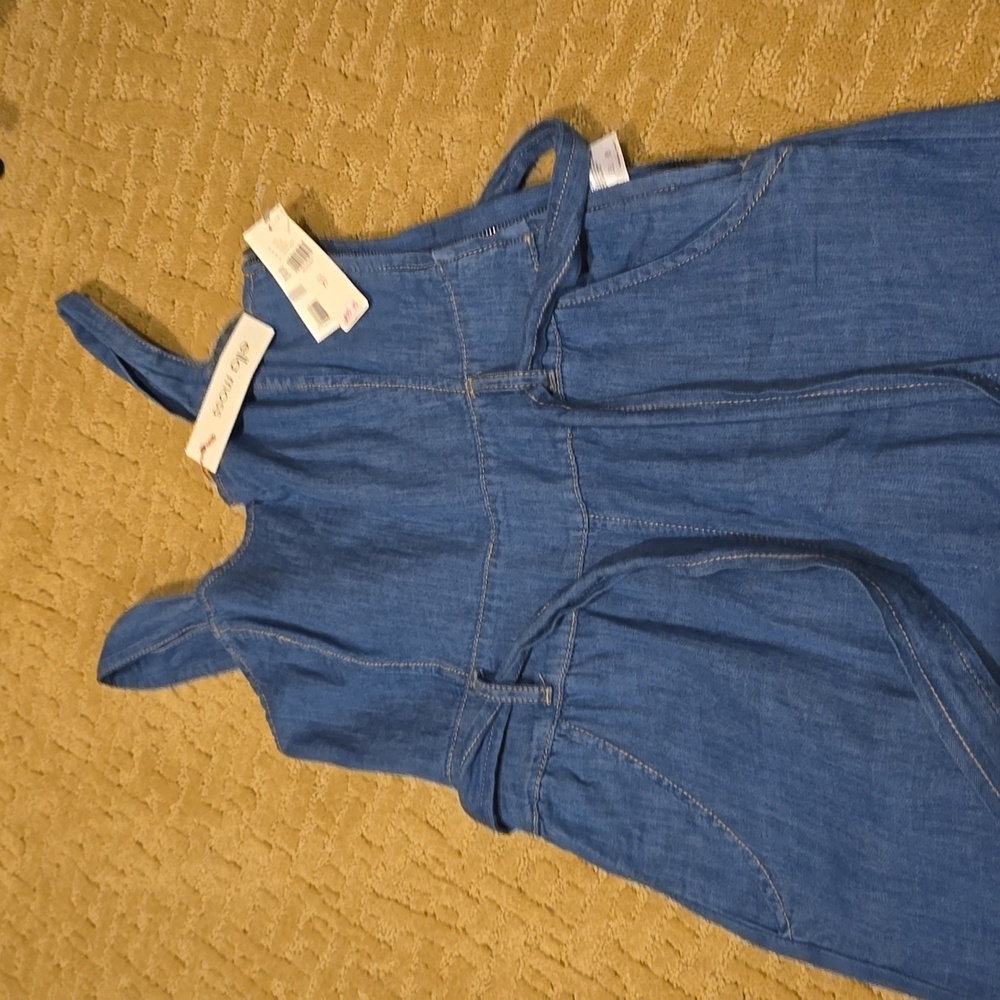 Ella Moss Denim Jumpsuit Sz 27 - Picture 7 of 13
